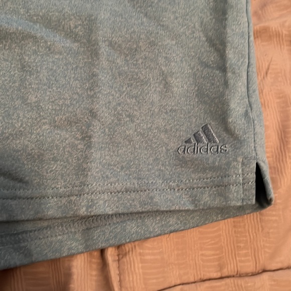 Light blue adidas cloth shorts never worn! - Picture 2 of 4